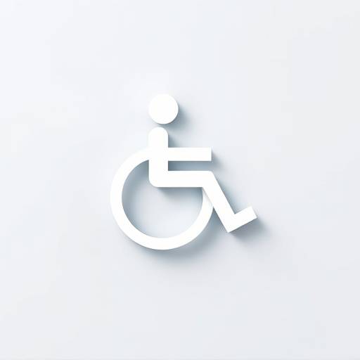 Ic√¥ne d'accessibilit√© repr√©sentant une personne utilisant un fauteuil roulant.